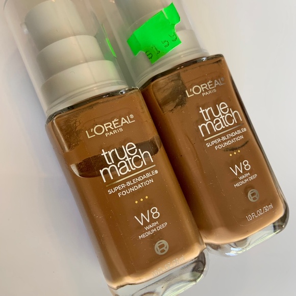 L’’Oreal True Match Super-Blendable Foundation Shade W8 Warm Medium Deep - Picture 1 of 2